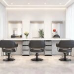 Perm dye mirror station with drawer, factory direct wholesale price, salon furniture bulk order discount