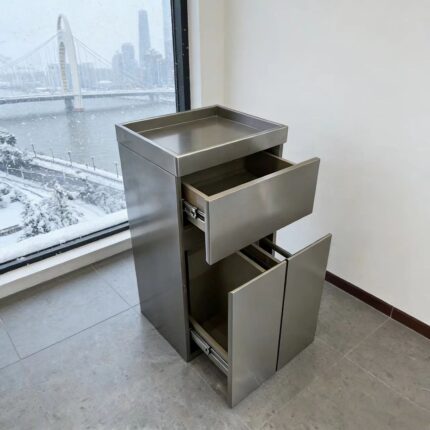 Large-Capacity Hairdressing Salon Tool Cabinet - Heavy Duty for Hair Tools