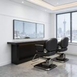 2026 new high-grade China factory salon dyeing mirror station with full-length mirror, free shipping available